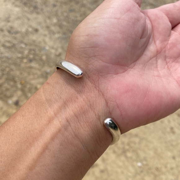 Sterling Silver and Turquoise Cuff Bracelet - Picture 11 of 13